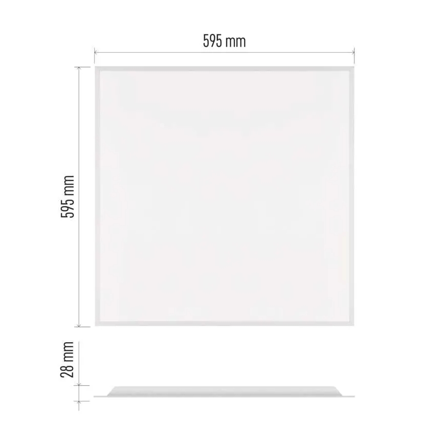 LED-paneel voor systeemplafond DIXXO LED/36W/230V 4000K 60x60 cm wit