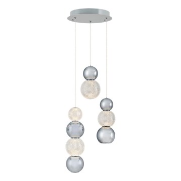 LED-pendel aan kabel CREMONA LED/17W/230V 3000K mat chroom