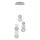 LED-pendel aan kabel CREMONA LED/17W/230V 3000K mat chroom