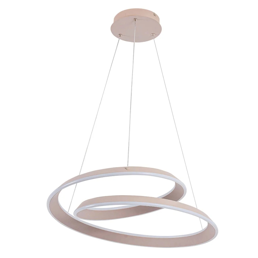 LED-pendellamp aan kabel CASHMERE LED/75W/230V Ø 60 cm beige