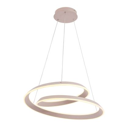 LED-pendellamp aan kabel CASHMERE LED/75W/230V Ø 60 cm beige
