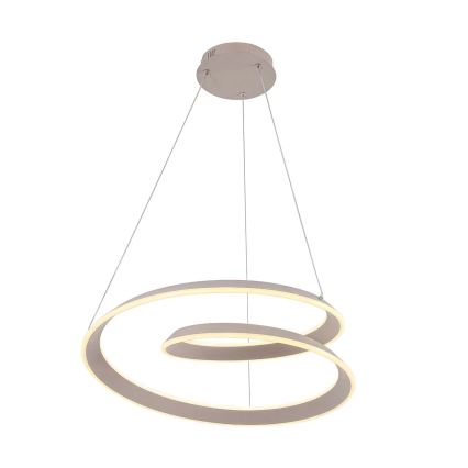 LED-pendellamp aan kabel CASHMERE LED/75W/230V Ø 60 cm beige