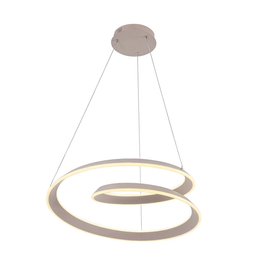 LED-pendellamp aan kabel CASHMERE LED/75W/230V Ø 60 cm beige