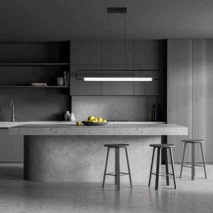 LED-pendellamp aan kabel FELICJA LED/30W/230V 4000K zwart