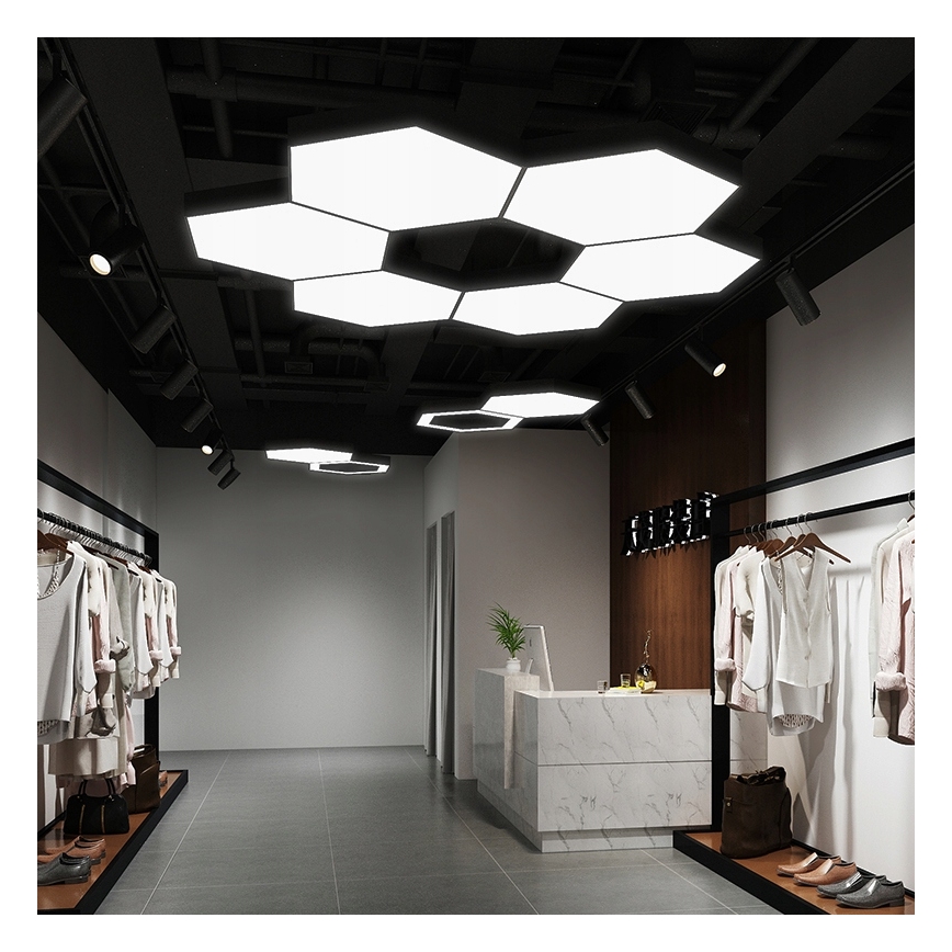 LED-pendellamp aan kabel LED/20W/230V zwart