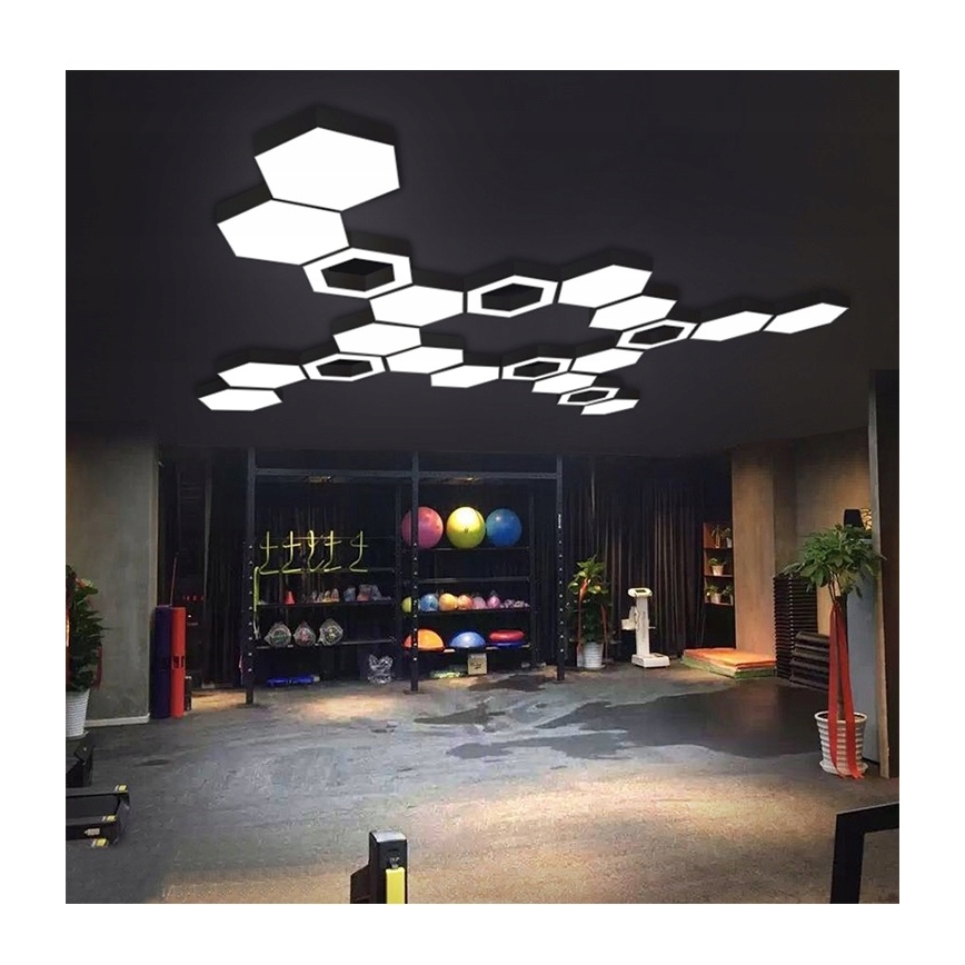 LED-pendellamp aan kabel LED/20W/230V zwart