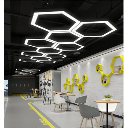 LED-pendellamp aan kabel LED/20W/230V zwart