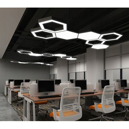 LED-pendellamp aan kabel LED/20W/230V zwart