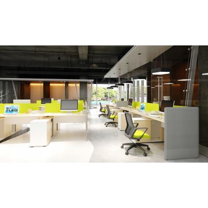 LED-pendellamp aan kabel LED/20W/230V zwart