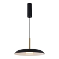 LED-pendellamp met staalkabel NUDO LED/11W/230V 3000/4000/6000K zwart