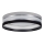 LED Plafond Lamp CORAL 1xLED/24W/230V zwart/grijs