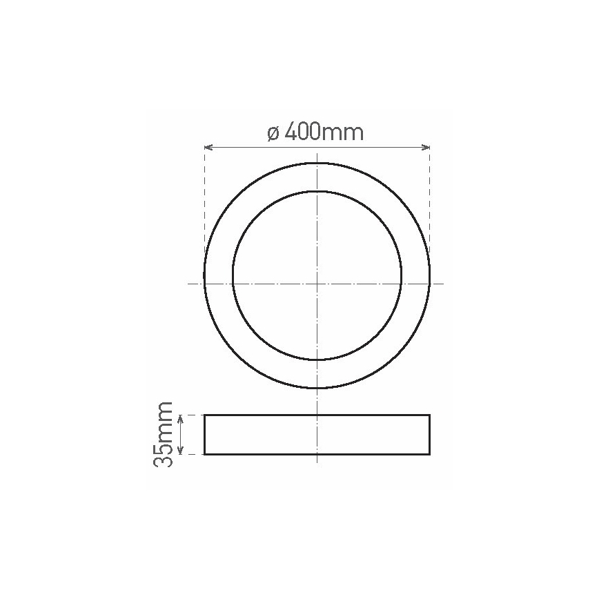 LED Plafond Lamp FENIX LED/32W/230V 3800K