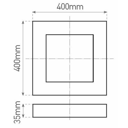 LED Plafond Lamp FENIX LED/32W/230V 3800K