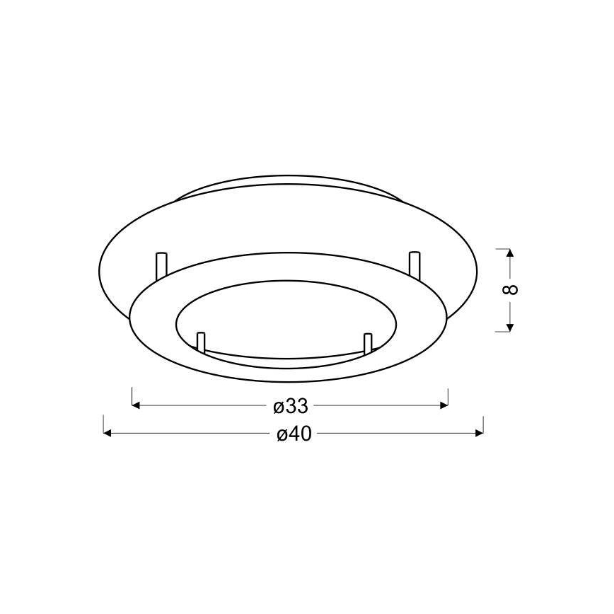 LED Plafond Lamp MERLE LED/18W/230V