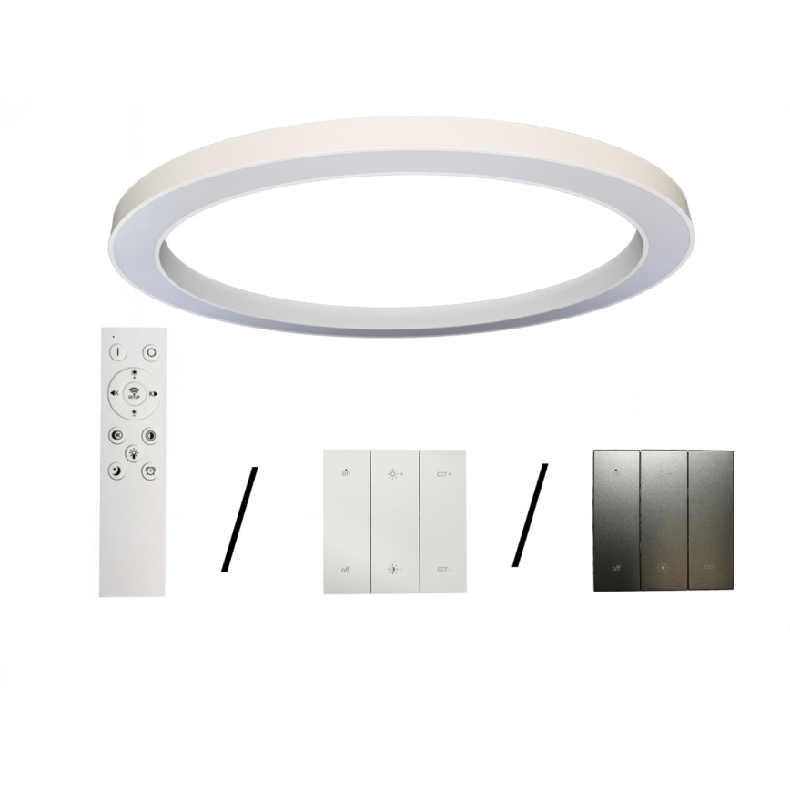 LED-plafondlamp 115 W, 230 V, 3000/4000/6500 K, Ø 120 cm, wit
