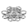 LED plafondlamp 12xLED/14W/230V 3000-5000K diameter 60 cm glanzend chroom