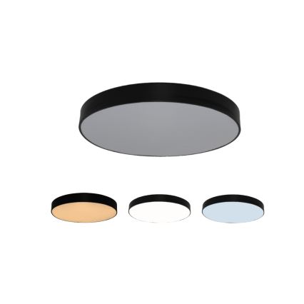 LED-plafondlamp 135W/230V 3000/4000/6500K Ø 80 cm zwart