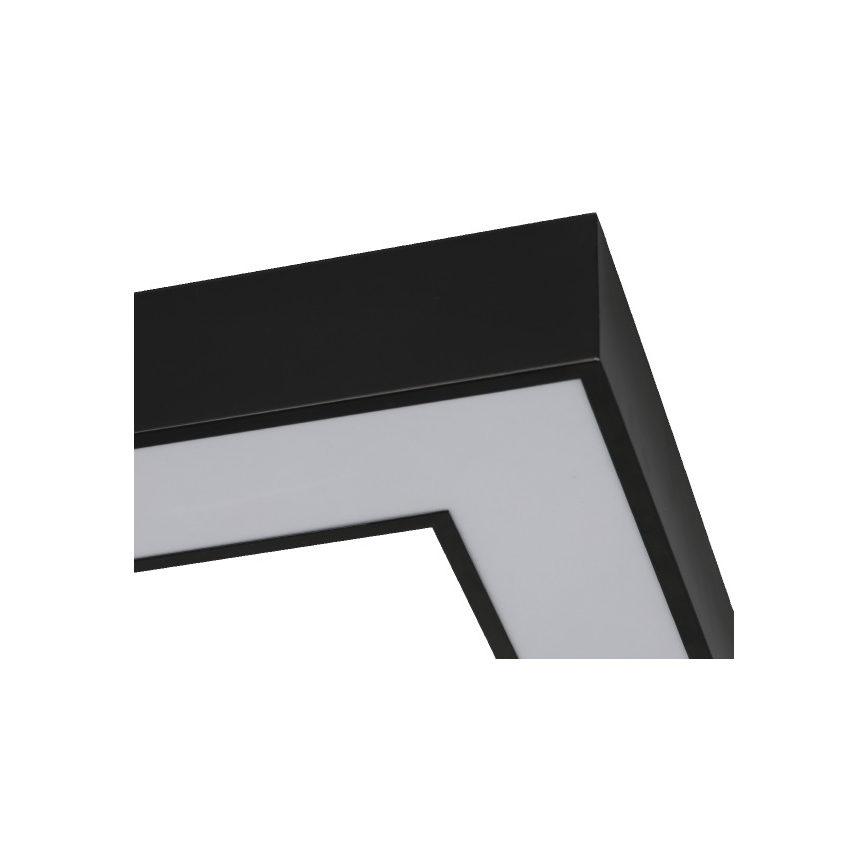 LED-plafondlamp 150W/230V 3000/4000/6500K 120x120 cm zwart