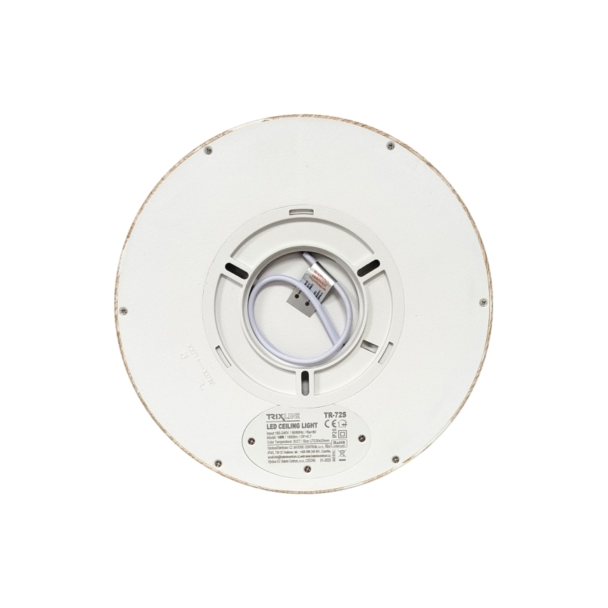 LED-plafondlamp 18W/230V 3000/4000/6500K Ø 23 cm beige