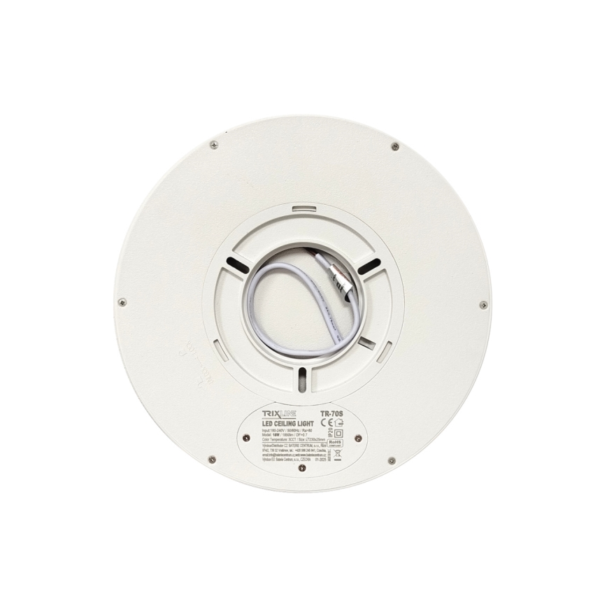 LED-plafondlamp 18W/230V 3000/4000/6500K Ø 23 cm wit