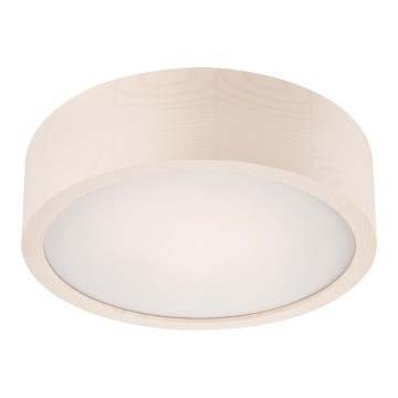 LED Plafondlamp 1xLED/12W/230V dennenhout