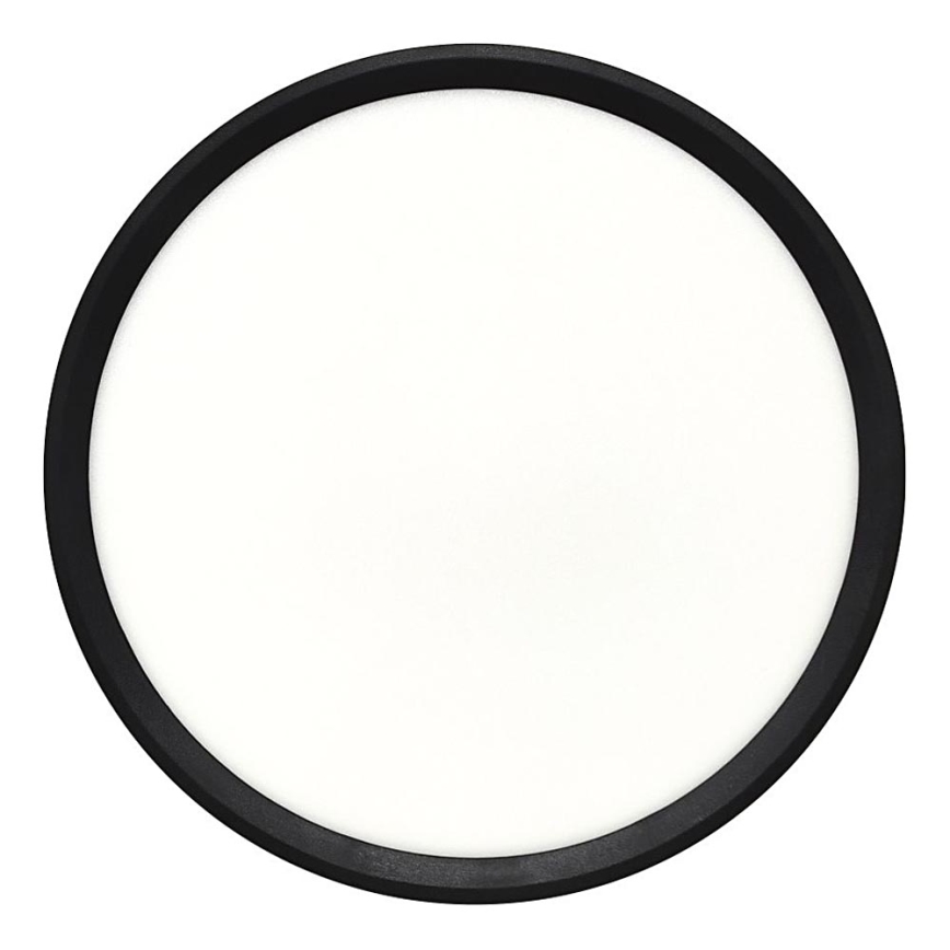 LED-plafondlamp 24W/230V 3000/4000/6500K Ø 30 cm zwart