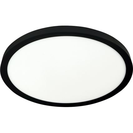 LED-plafondlamp 24W/230V 3000/4000/6500K Ø 30 cm zwart