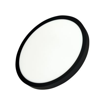 LED-plafondlamp 24W/230V 3000/4000/6500K Ø 30 cm zwart