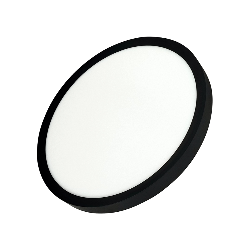 LED-plafondlamp 24W/230V 3000/4000/6500K Ø 30 cm zwart