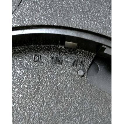 LED-plafondlamp 24W/230V 3000/4000/6500K Ø 30 cm zwart