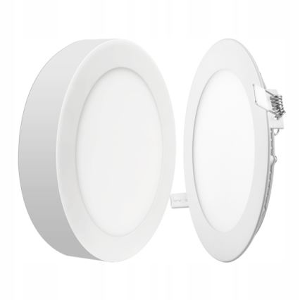 LED plafondlamp 2in1 LED/18W/230V 4500K diameter 22,6 cm wit