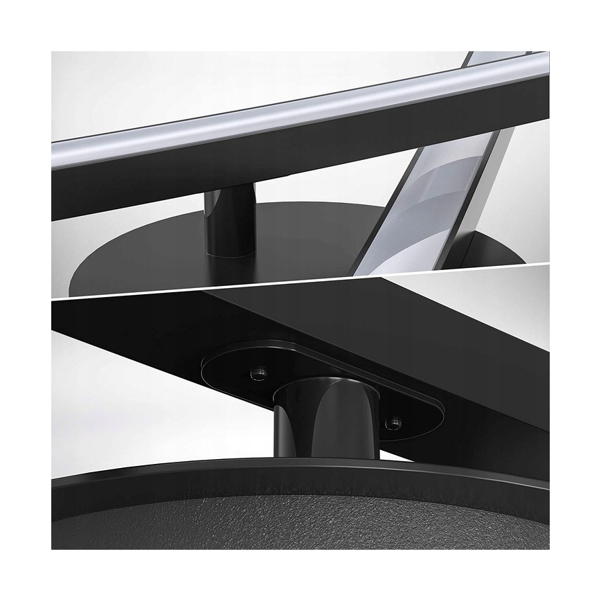 LED plafondlamp 2xLED/6W/230V 3000K zwart