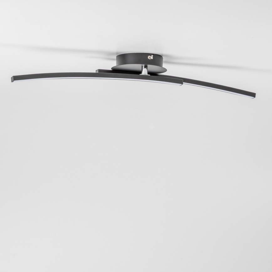 LED-plafondlamp 2xLED/6W/230V zwart