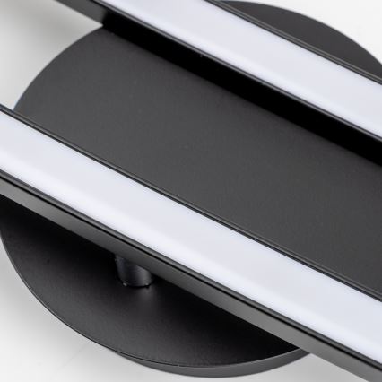 LED-plafondlamp 2xLED/6W/230V zwart