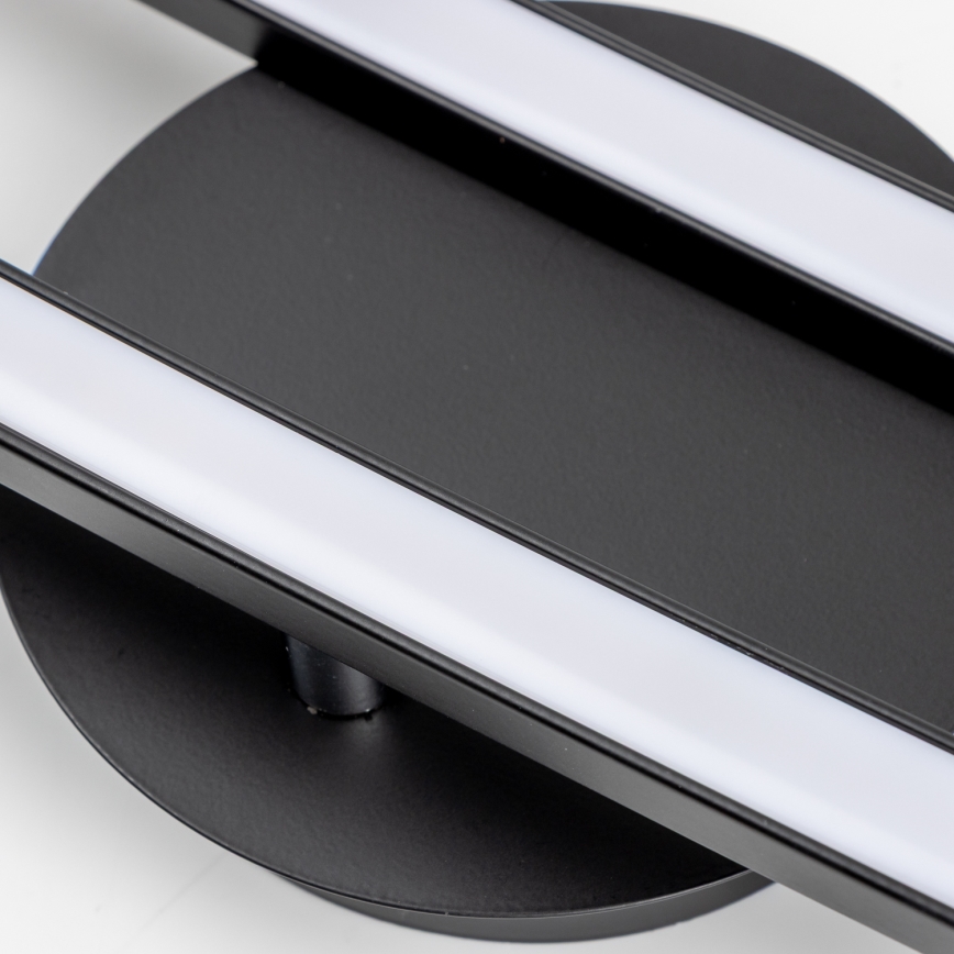 LED-plafondlamp 2xLED/6W/230V zwart