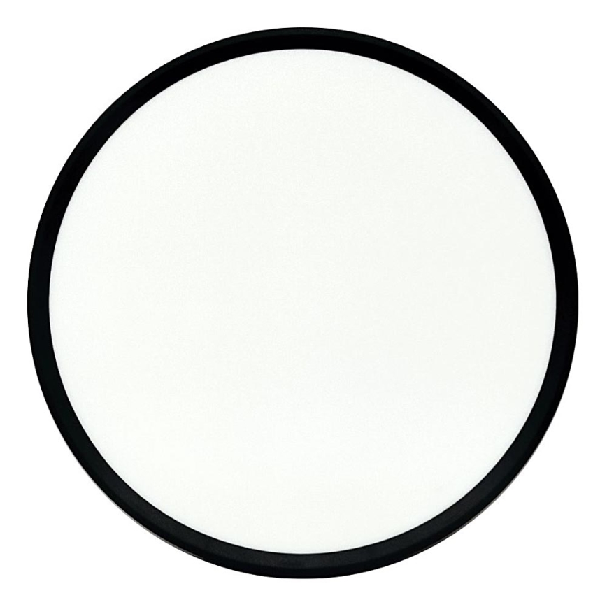 LED plafondlamp 32W/230V, 3000/4000/6500K, Ø 40 cm, zwart