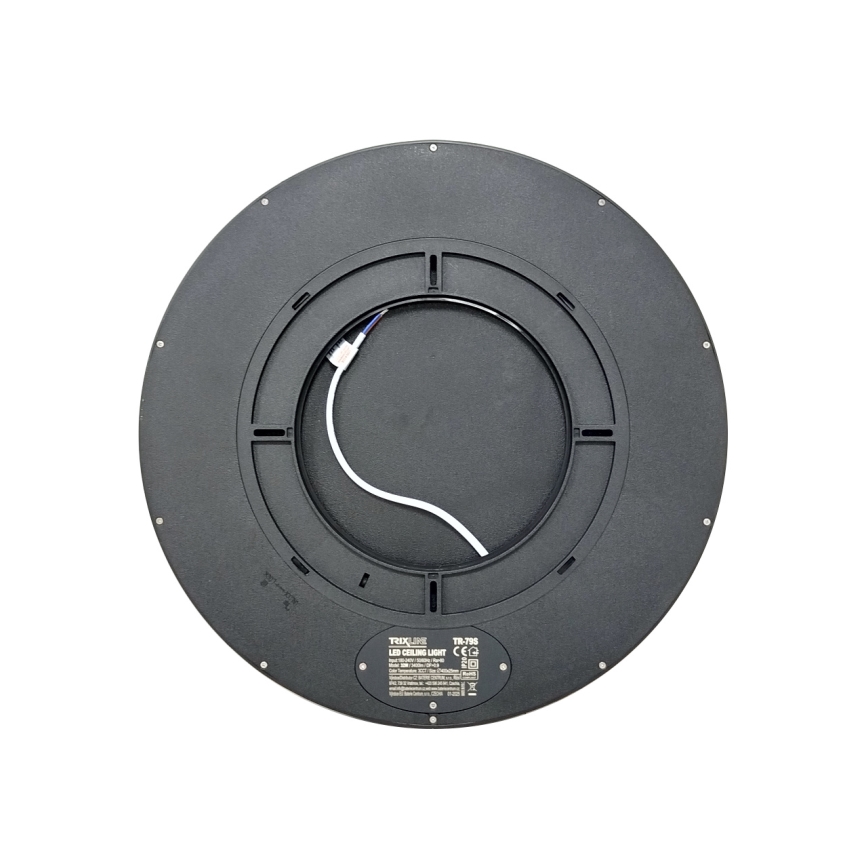 LED plafondlamp 32W/230V, 3000/4000/6500K, Ø 40 cm, zwart