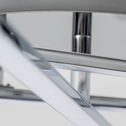 LED-plafondlamp 3xLED/3W/230V glanzend chroom