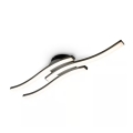 LED-plafondlamp 3xLED/6W/230V 2700K zwart