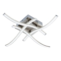 LED-plafondlamp 4xLED/2,6W/230V 3000K mat chroom