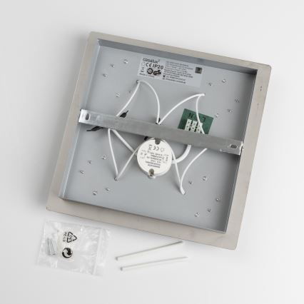 LED plafondlamp 4xLED/4W/230V mat chroom