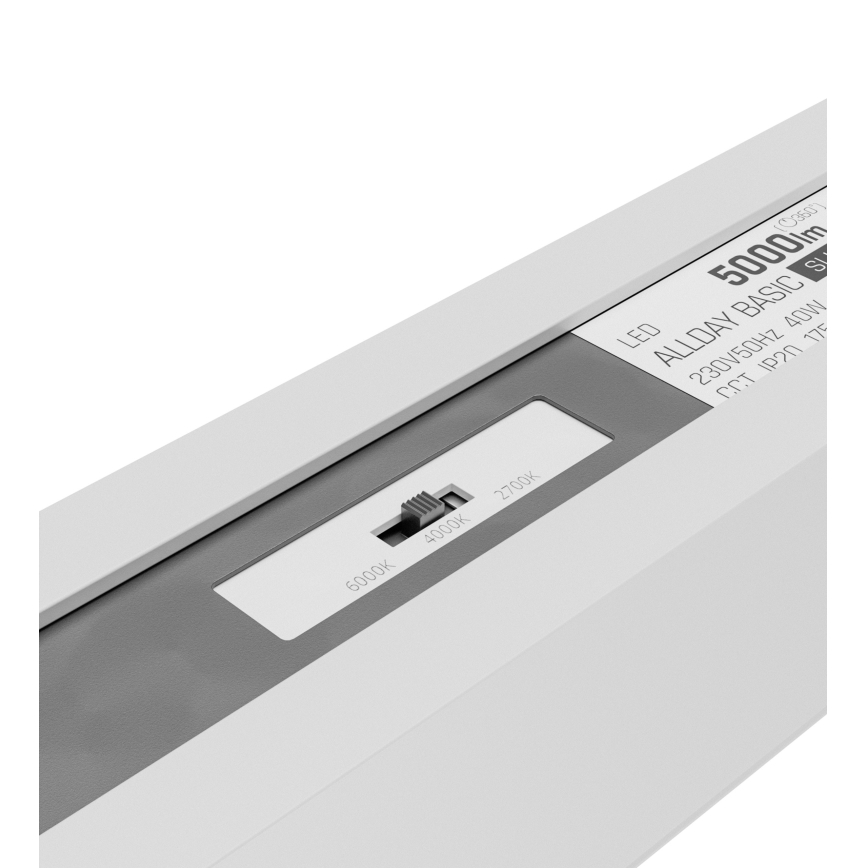 LED plafondlamp ALLDAY BASIC LED/20/30/40W/230V 2700/4000/6000K 120 cm wit