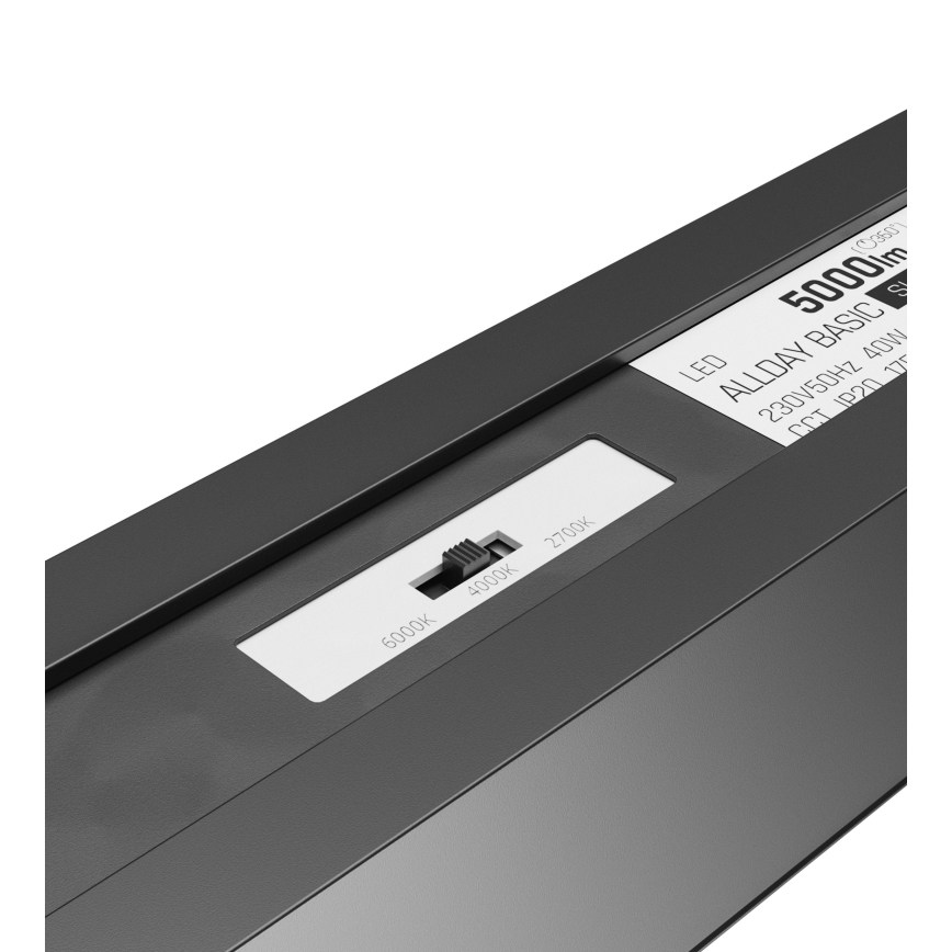 LED Plafondlamp ALLDAY BASIC LED/40W/230V 2700/4000/6000K zwart