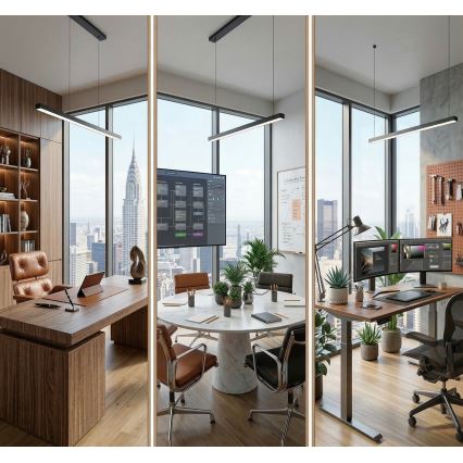 LED plafondlamp ALLDAY BASIC LED/40W/230V 2700/4000/6000K zwart