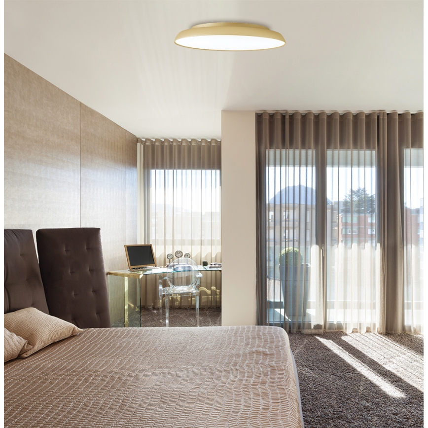 LED plafondlamp ART LED/21W/230V goudkleurig