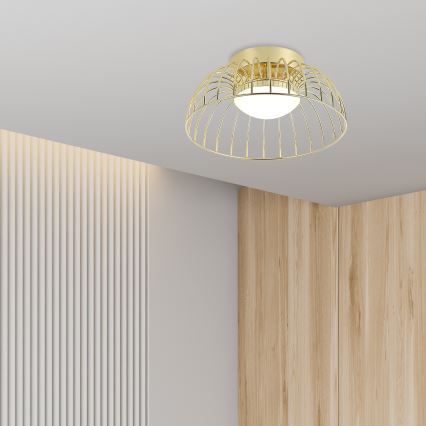 LED plafondlamp BETSY LED/12W/230V Ø 25 cm goudkleurig