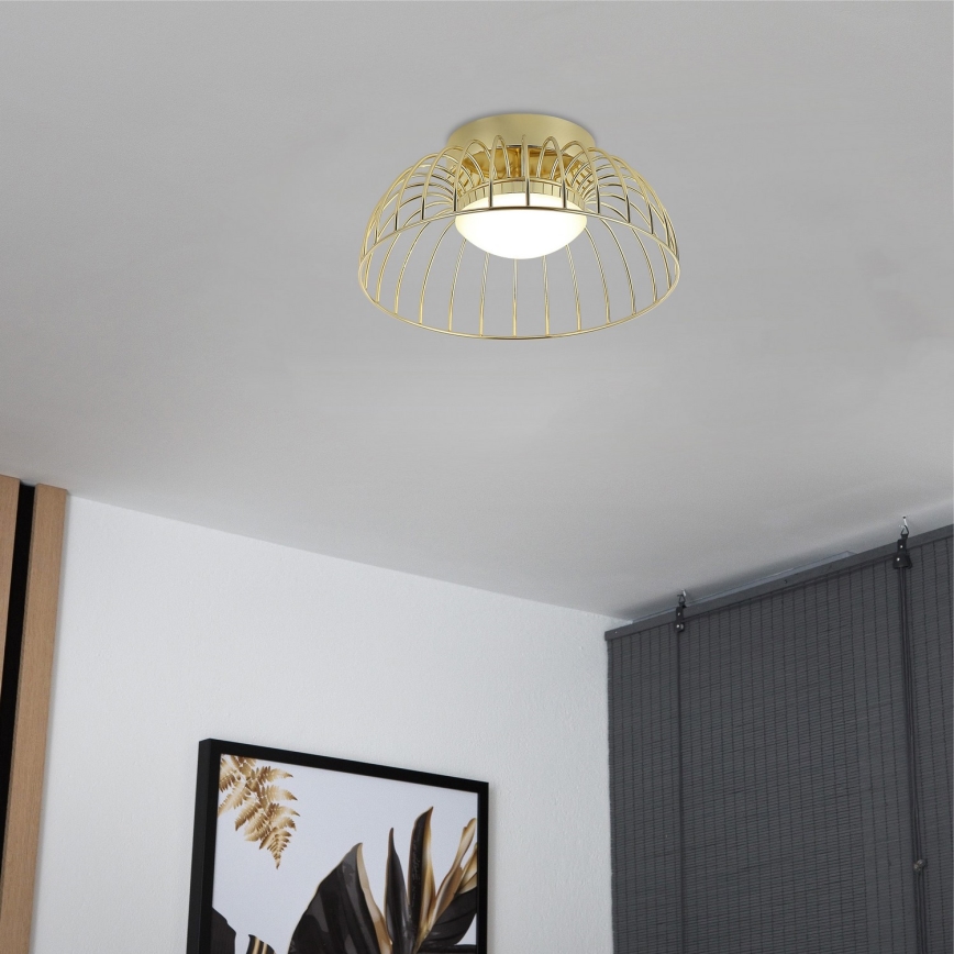 LED plafondlamp BETSY LED/12W/230V Ø 25 cm goudkleurig
