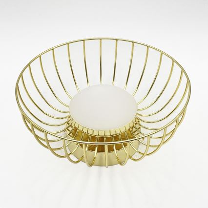 LED plafondlamp BETSY LED/12W/230V Ø 25 cm goudkleurig