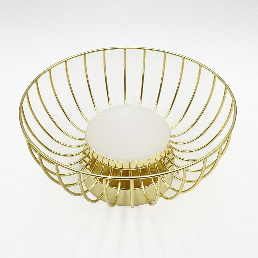 LED plafondlamp BETSY LED/12W/230V Ø 25 cm goudkleurig