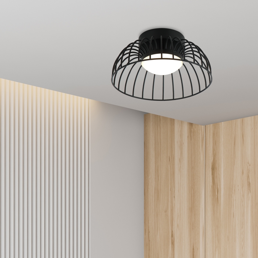 LED plafondlamp BETSY LED/12W/230V Ø 25 cm zwart